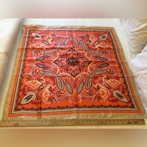 NEW CHICOS Rich Paisleys 100% Silk Scarf Square GORGEOUS!